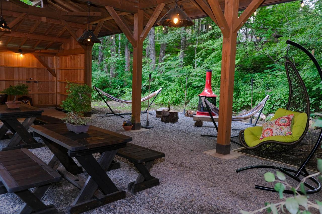 Kizuna Lodge & Bbq Centre Hakuba Exterior foto