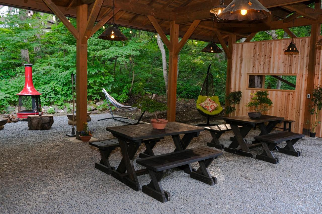 Kizuna Lodge & Bbq Centre Hakuba Exterior foto